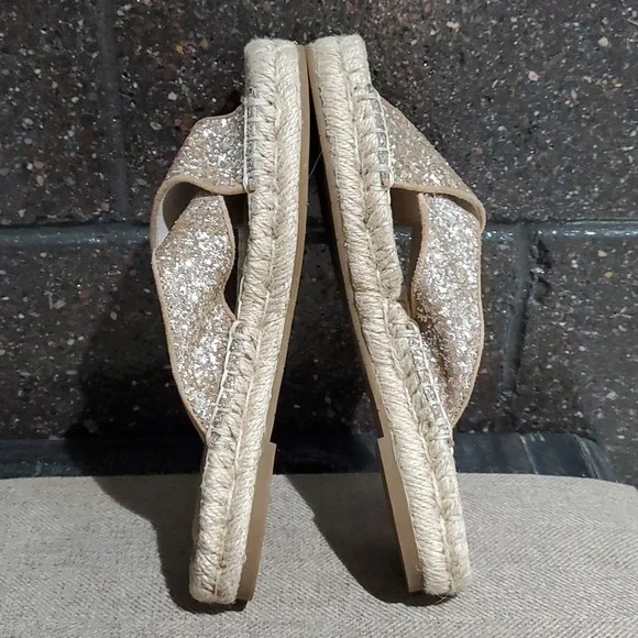 Joie Womens Ianna Espadrille Gold Sandals - Picture 7 of 13